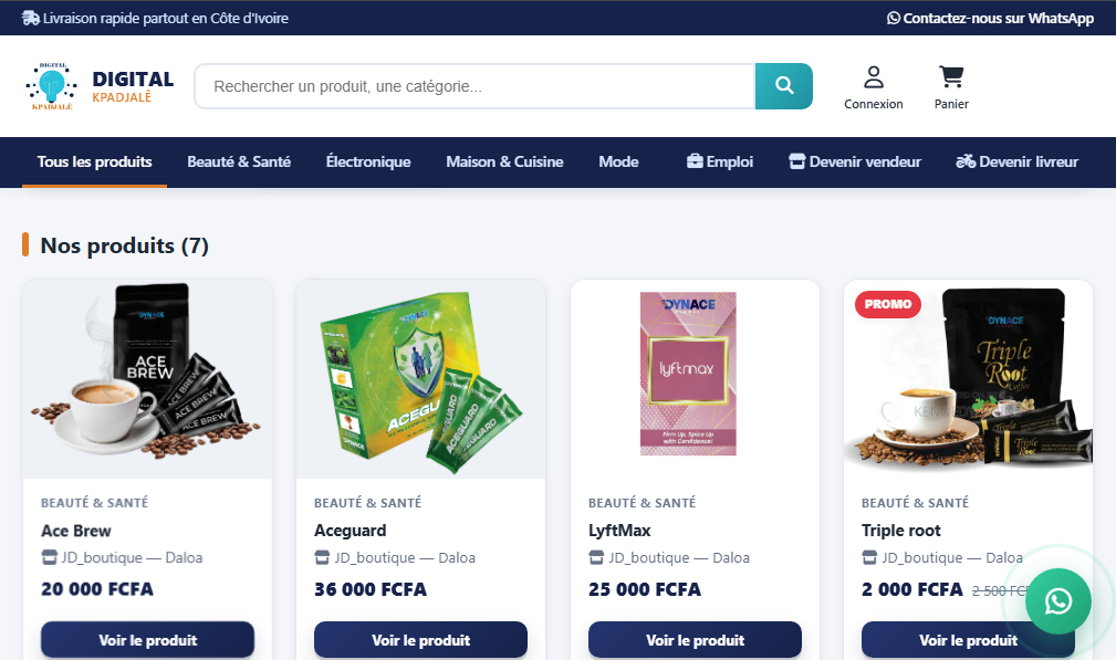 Pkadjale store — capture