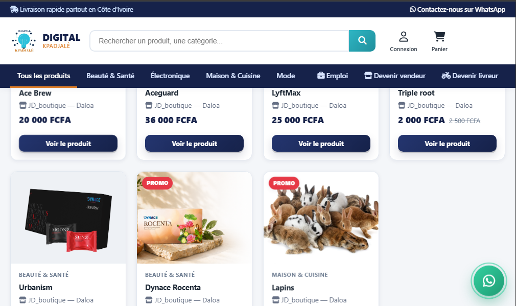Pkadjale store — capture